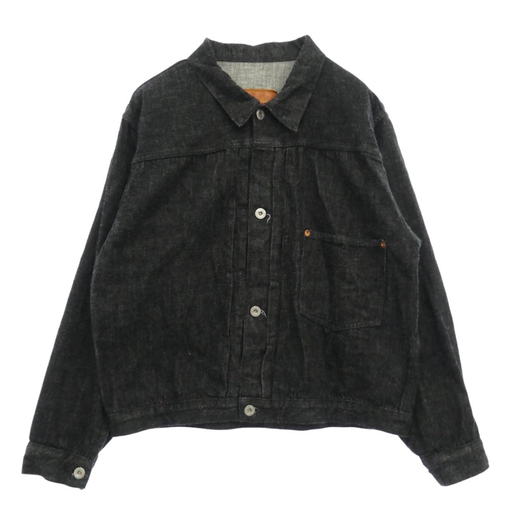 FULLCOUNT フルカウント S2107BKSS WWII Model BLACK DENIM JACKET 11.5oz ブラックデニム 大戦モデル デニム ジャケット ブラック系 38【美品】【中古】