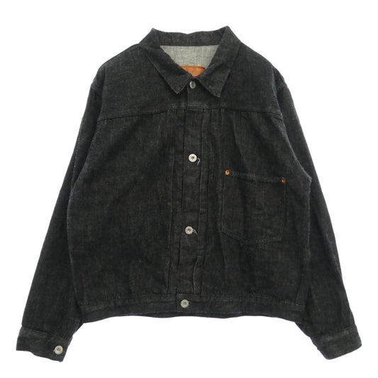 FULLCOUNT フルカウント S2107BKSS WWII Model BLACK DENIM JACKET 11.5oz ブラックデニム 大戦モデル デニム ジャケット ブラック系 38【美品】【中古】