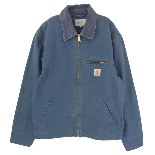 Carhartt カーハート I034819 WIP Detroit Jacket ジップアップ デトロイト ジャケット ネイビー系 L【中古】