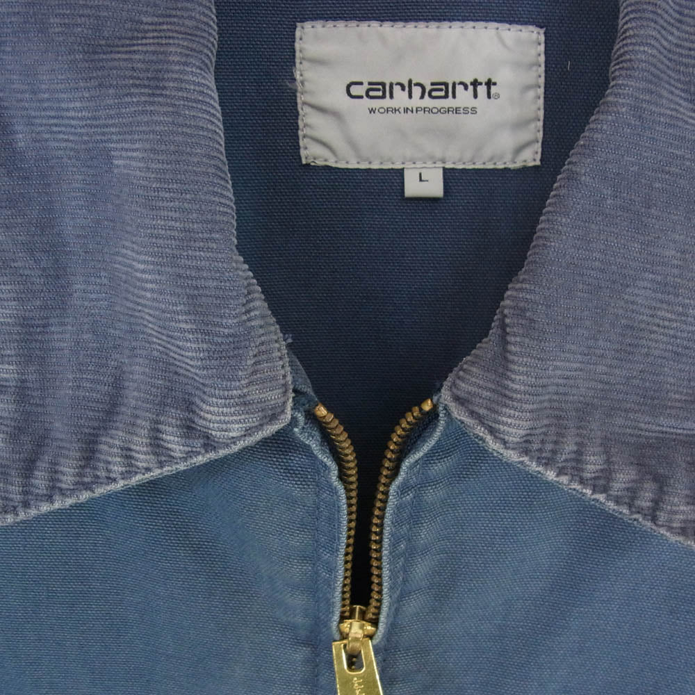 Carhartt カーハート I034819 WIP Detroit Jacket ジップアップ デトロイト ジャケット ネイビー系 L【中古】