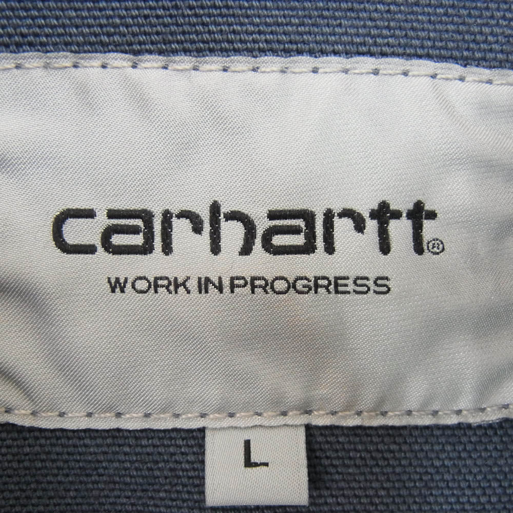 Carhartt カーハート I034819 WIP Detroit Jacket ジップアップ デトロイト ジャケット ネイビー系 L【中古】