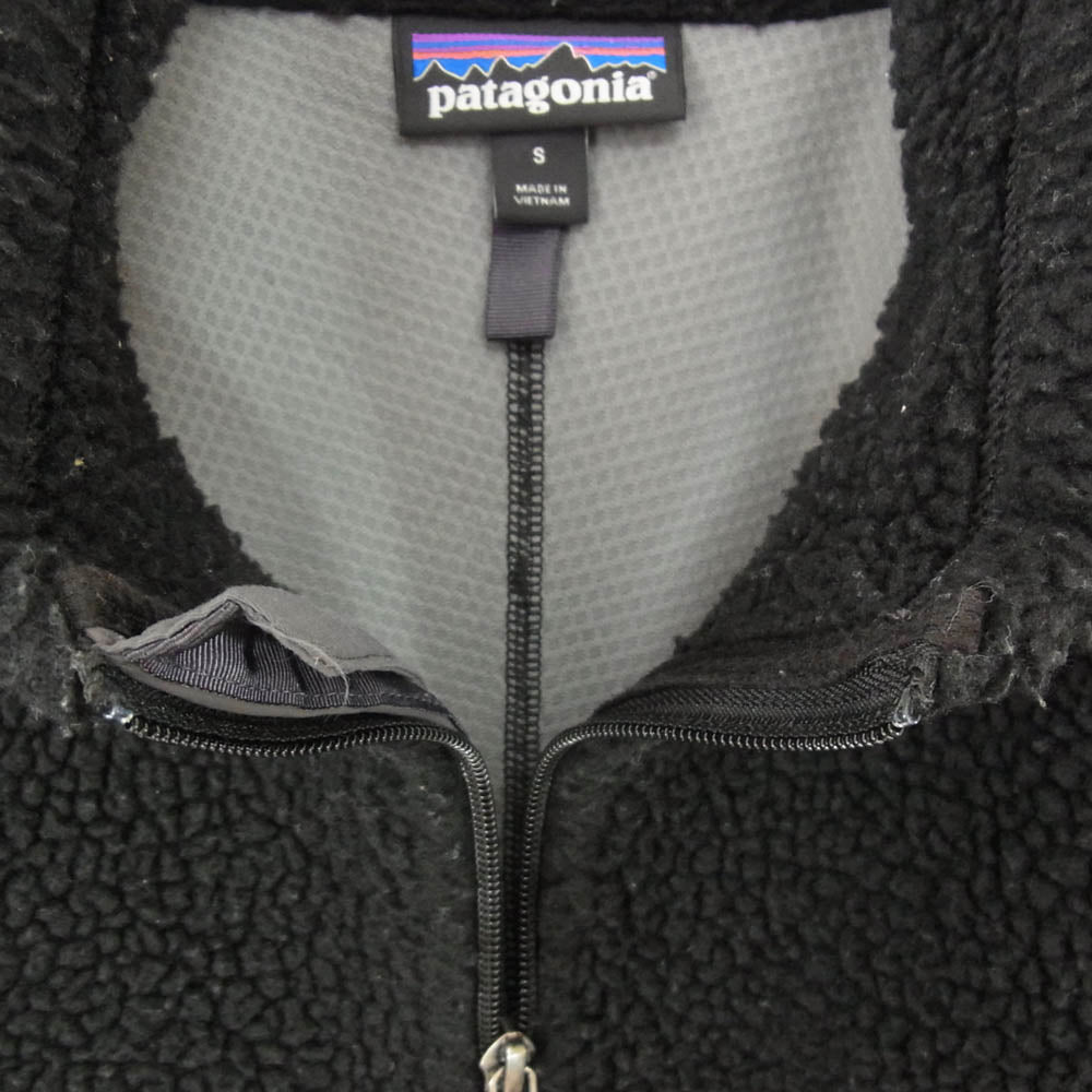 patagonia パタゴニア 18AW 23056 18年製 Classic Retro-X Jacket クラシック レトロＸ フリース ジャケット ブラック系 S【中古】