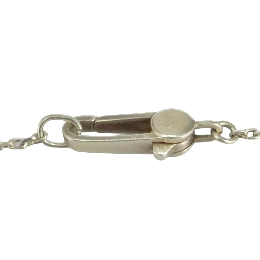GUCCI グッチ トレードマーク スクエア プレート シルバー ネックレス Ag925 シルバー系【中古】