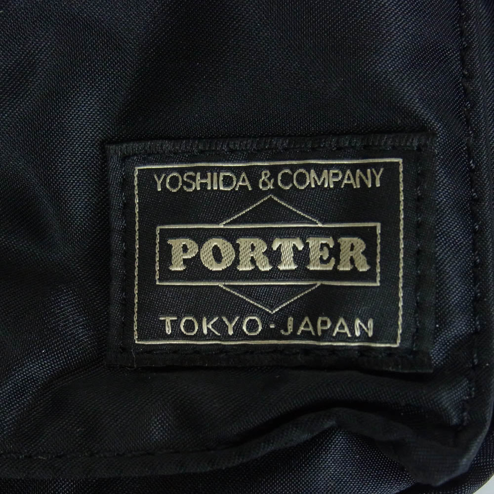 PORTER ポーター TANKER SLING BAG W zip タンカー スリング ショルダーバッグ ブラック系【中古】