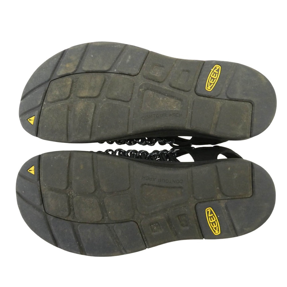 KEEN キーン UNEEK ユニーク サンダル ブラック系 27.5cm【中古】