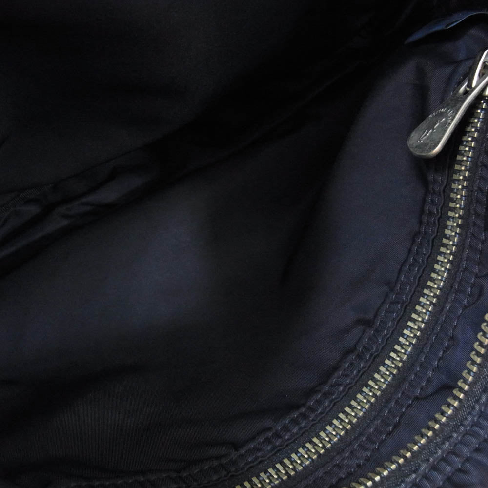 PORTER CLASSIC ポータークラシック 製品染め SUPER NYLON SHOULDER BAG M スーパー ナイロン ショルダーバッグ ネイビー系【中古】