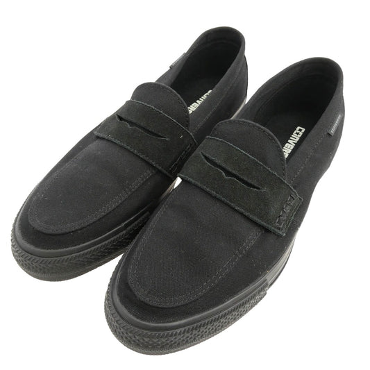 CONVERSE コンバース 1SE987 CXP LOAFER BLKMONO スエード ブラックモノクローム ローカットスニーカー スリッポン ローファー ブラック系 27.5cm【美品】【中古】