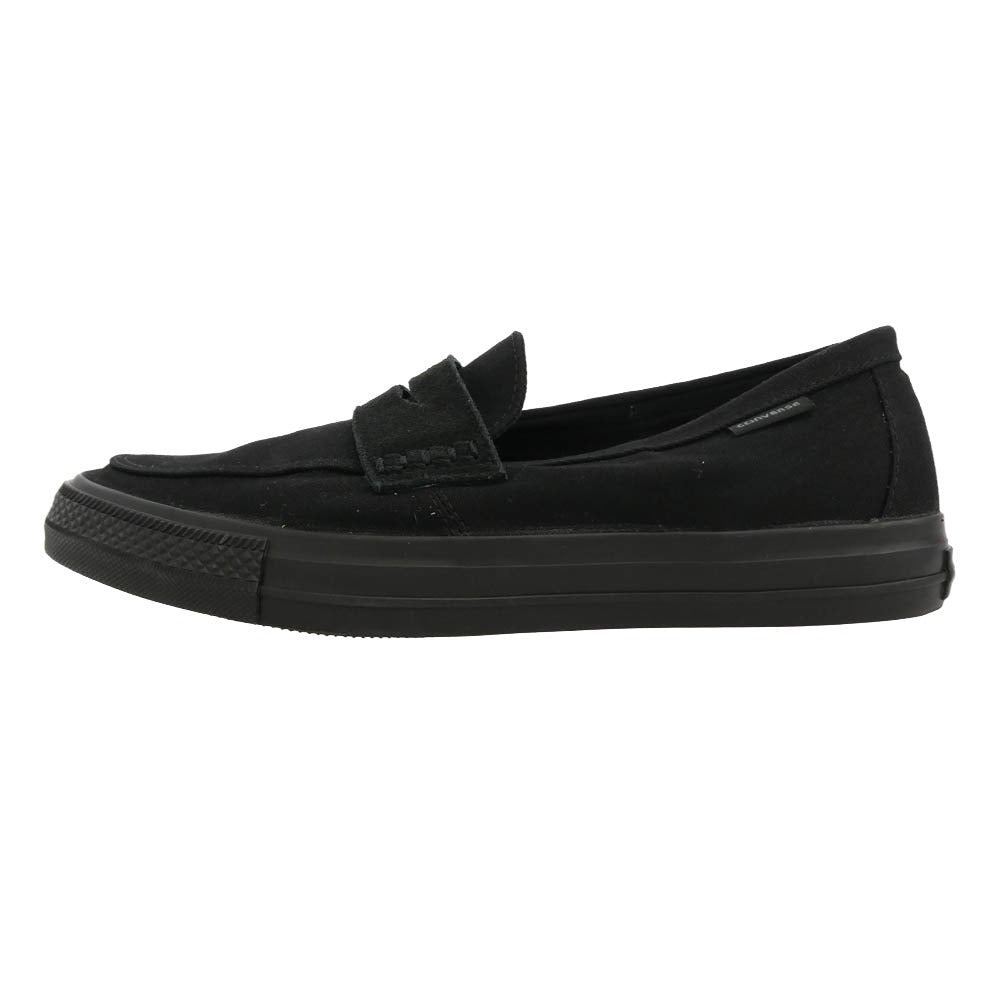 CONVERSE コンバース 1SE987 CXP LOAFER BLKMONO スエード ブラックモノクローム ローカットスニーカー スリッポン ローファー ブラック系 27.5cm【美品】【中古】