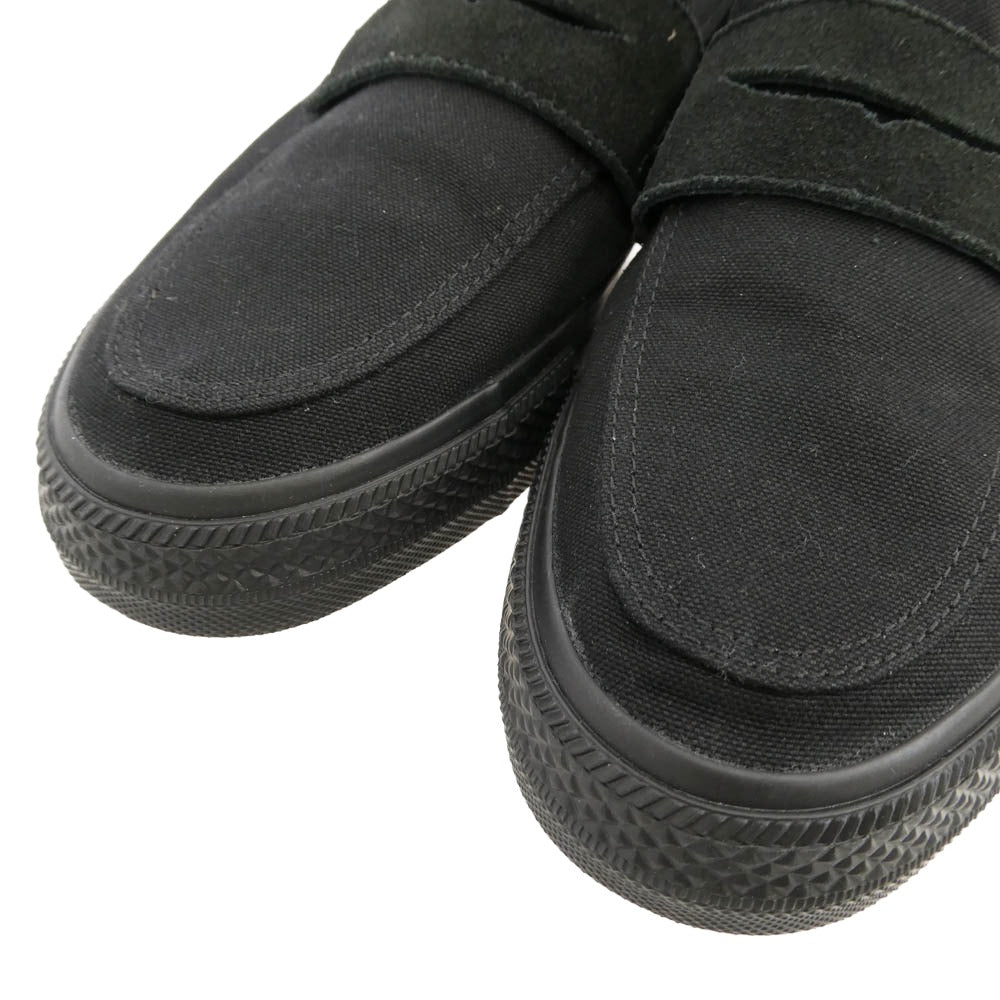 CONVERSE コンバース 1SE987 CXP LOAFER BLKMONO スエード ブラックモノクローム ローカットスニーカー スリッポン ローファー ブラック系 27.5cm【美品】【中古】