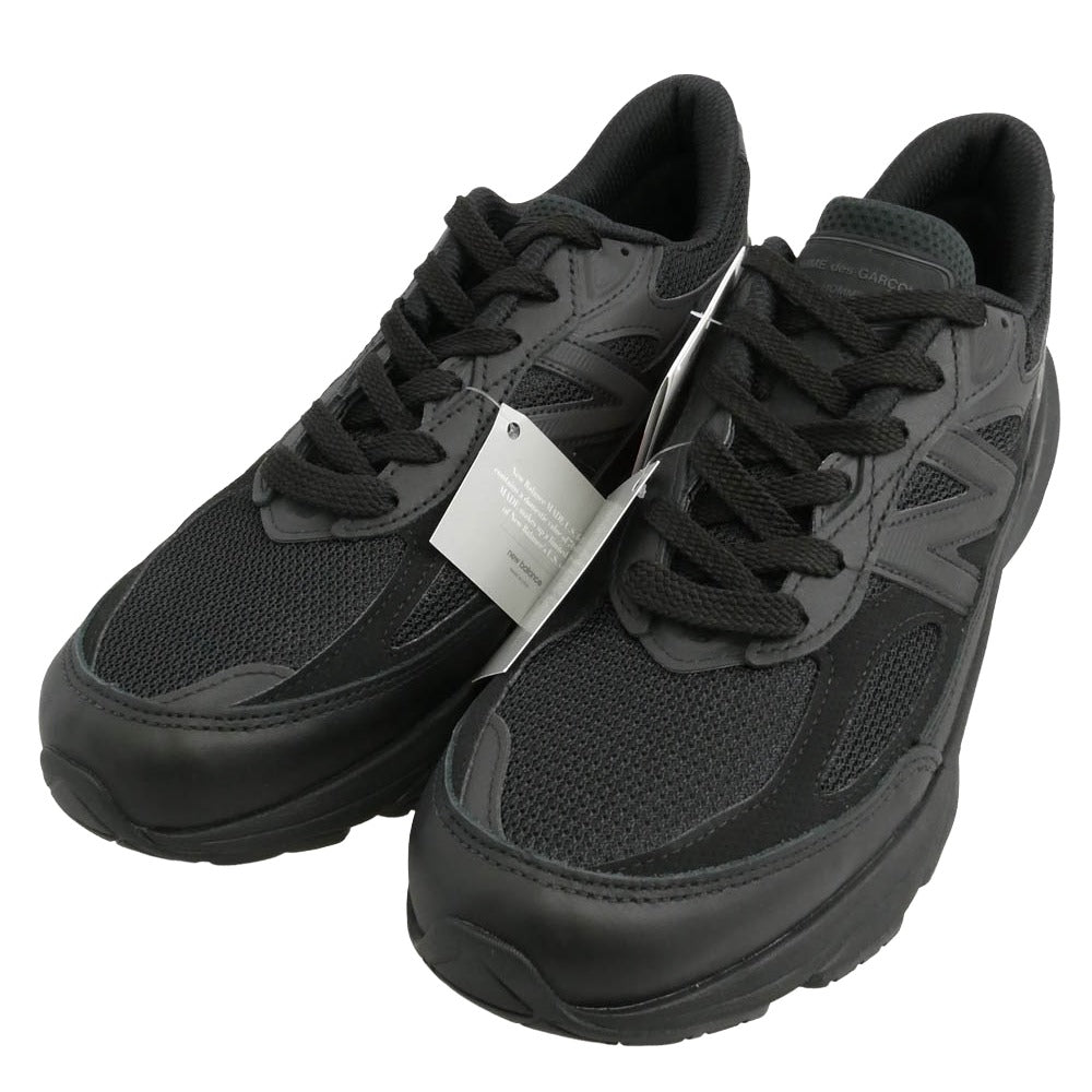NEW BALANCE ニューバランス COMME des GARCONS HOMME コムデギャルソンオム U990CG6 × COMME des GARCONS HOMME 990V6 Black コムデギャルソン オム 990V6 ブラック ローカットスニーカー ブラック系 28cm【新古品】【未使用】【中古】