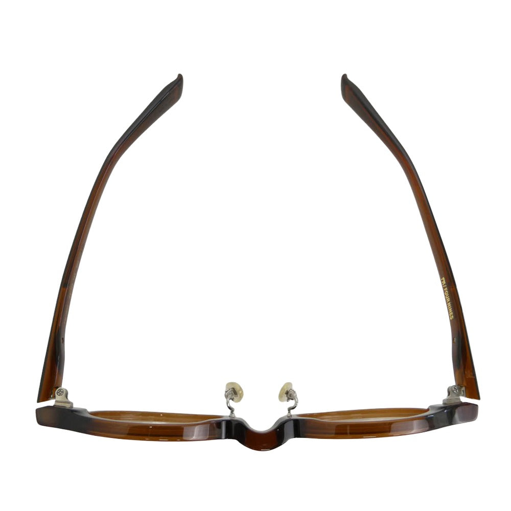 フォーナインズ FN-0844 ボストンシェイプ 眼鏡 メガネ アイウェア ブラウン系 44□23　145【極上美品】【中古】