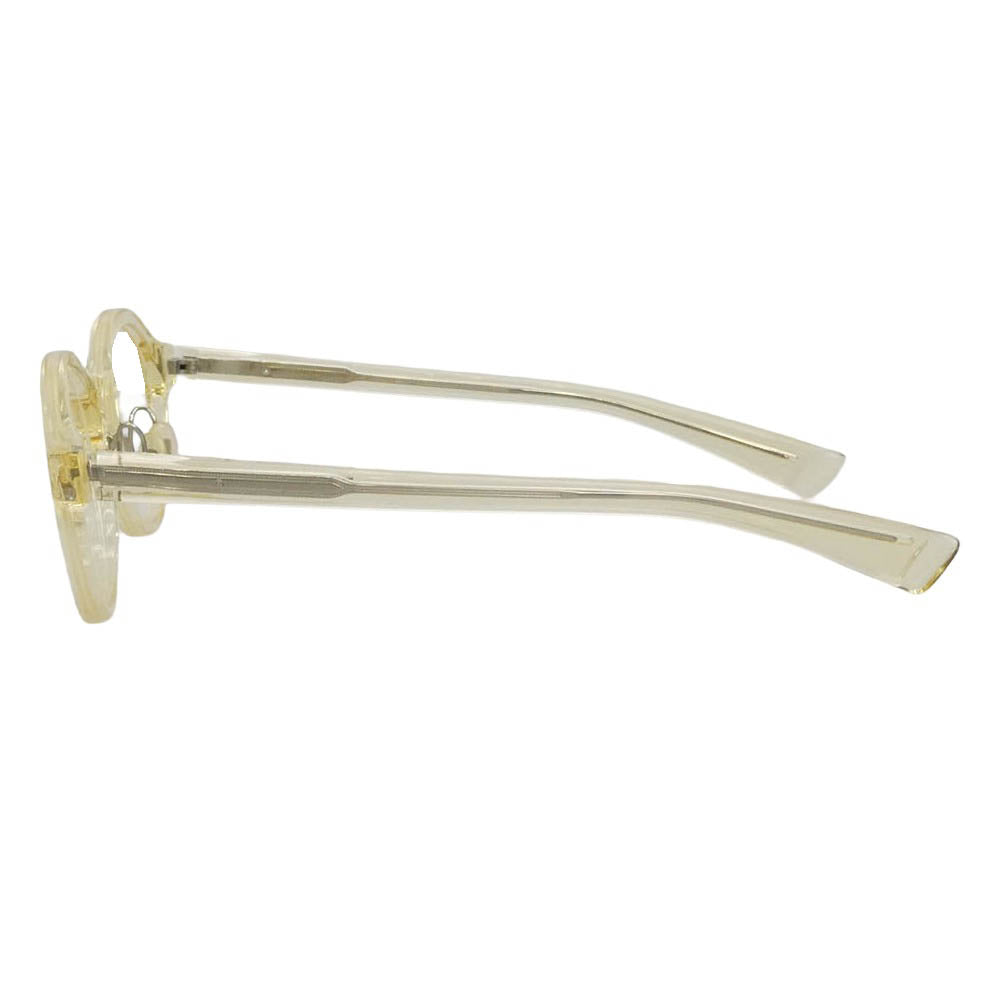 フォーナインズ FN-0846 ラウンドシェイプ 眼鏡 メガネ アイウェア クリアイエロー系 46□22　145【極上美品】【中古】