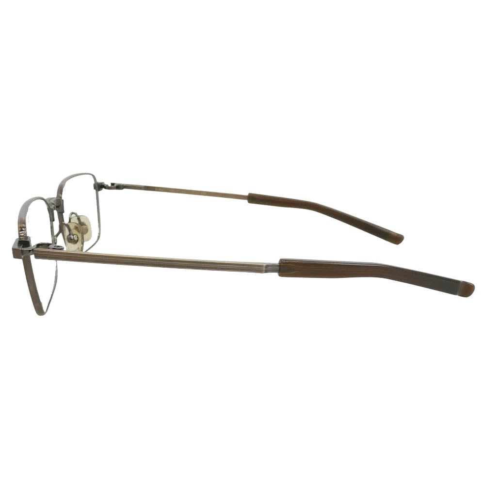 フォーナインズ S-956T スクエアシェイプ 眼鏡 メガネ アイウェア ブラウン系 53□17　142【極上美品】【中古】