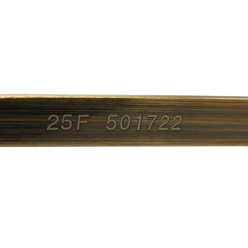 カメマンネン KMN-152 オクタゴンシェイプ 眼鏡 メガネ アイウェア ゴールド系 46□23-145【中古】