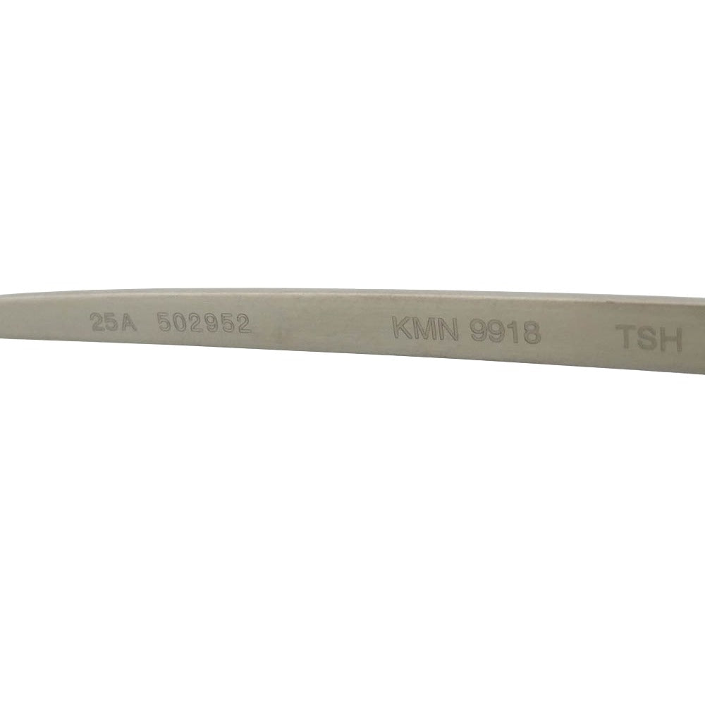 カメマンネン KMN-9918 オーバルシェイプ 眼鏡 メガネ アイウェア シルバー系 48□22-145【極上美品】【中古】