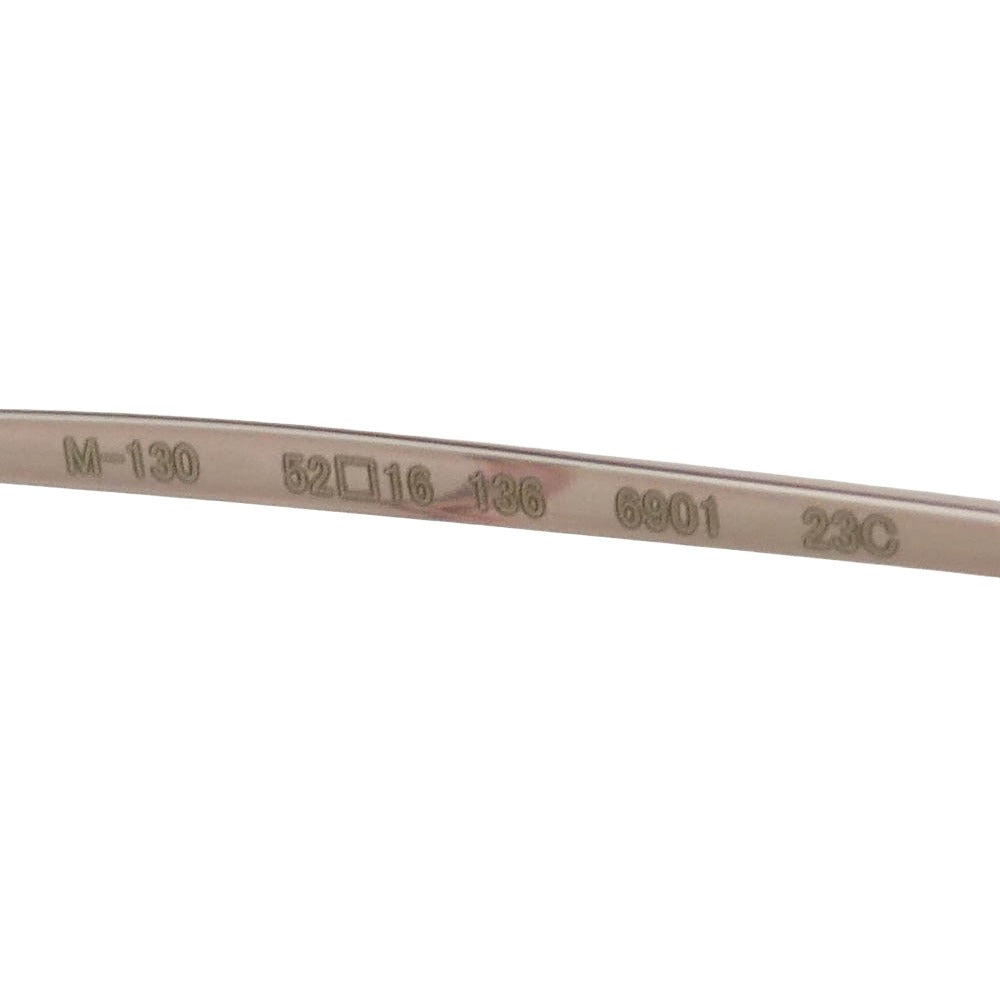 フォーナインズ M-130 眼鏡 メガネ アイウェア クリアピンク系 52□16　136【極上美品】【中古】