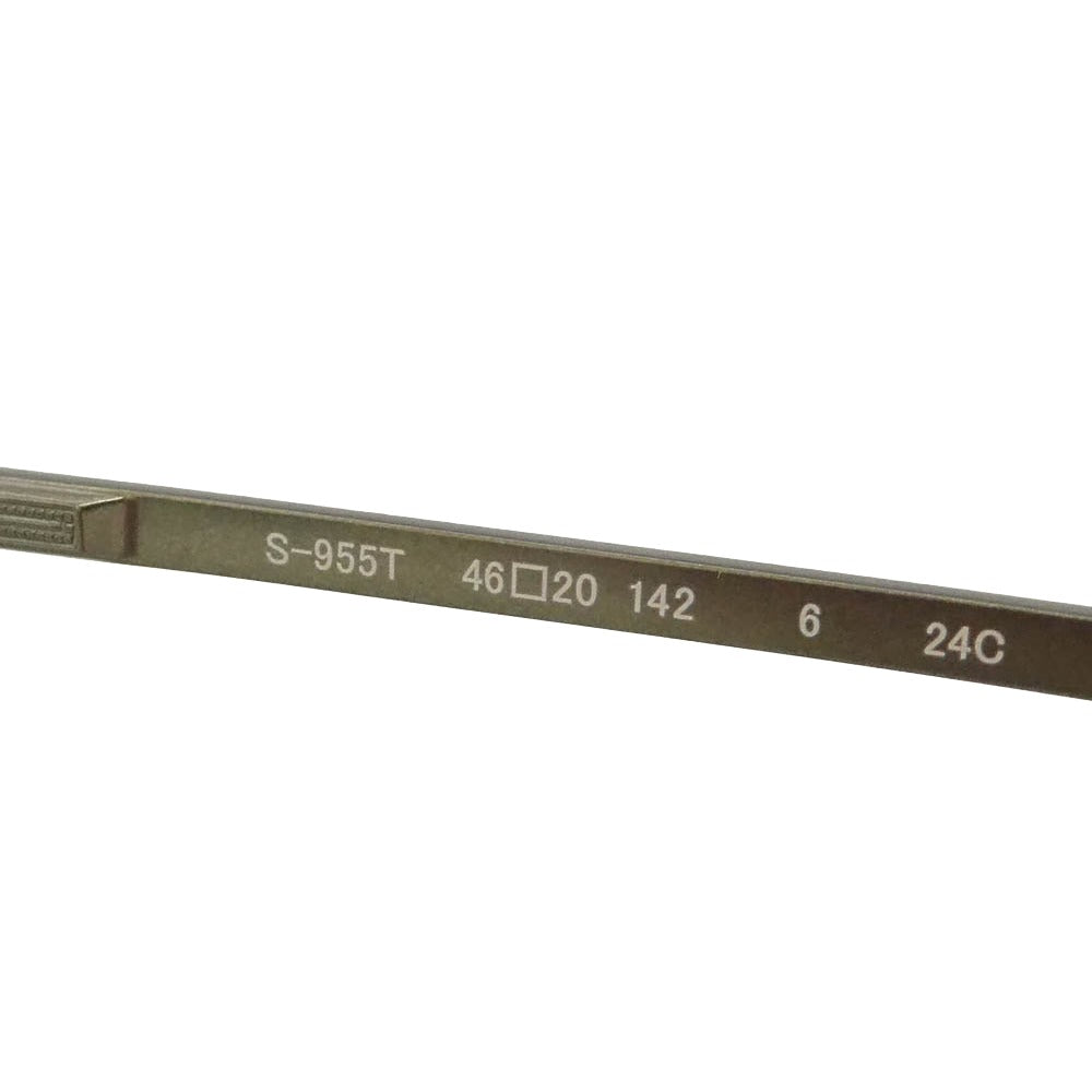 フォーナインズ S-955T クラウンパントシェイプ 眼鏡 メガネ アイウェア ダークグレー系 46□20 142【極上美品】【中古】