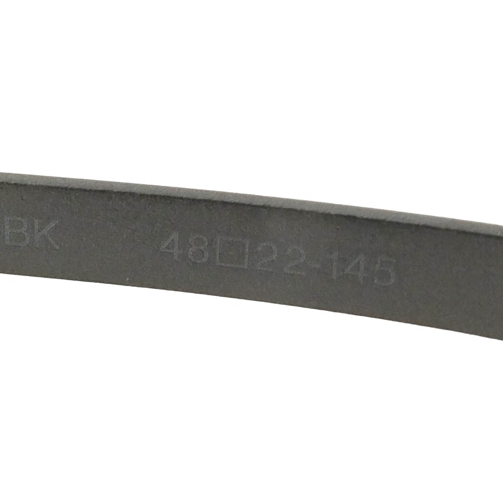 カメマンネン KMN-114 ワイドスクエアシェイプ 眼鏡 メガネ アイウェア グレー系 48□22-145【美品】【中古】