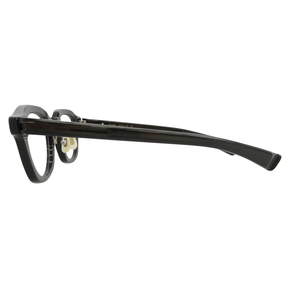 フォーナインズ FN-0945 ヘキサゴンシェイプ 眼鏡 メガネ アイウェア ブラック系 45□23 145【極上美品】【中古】