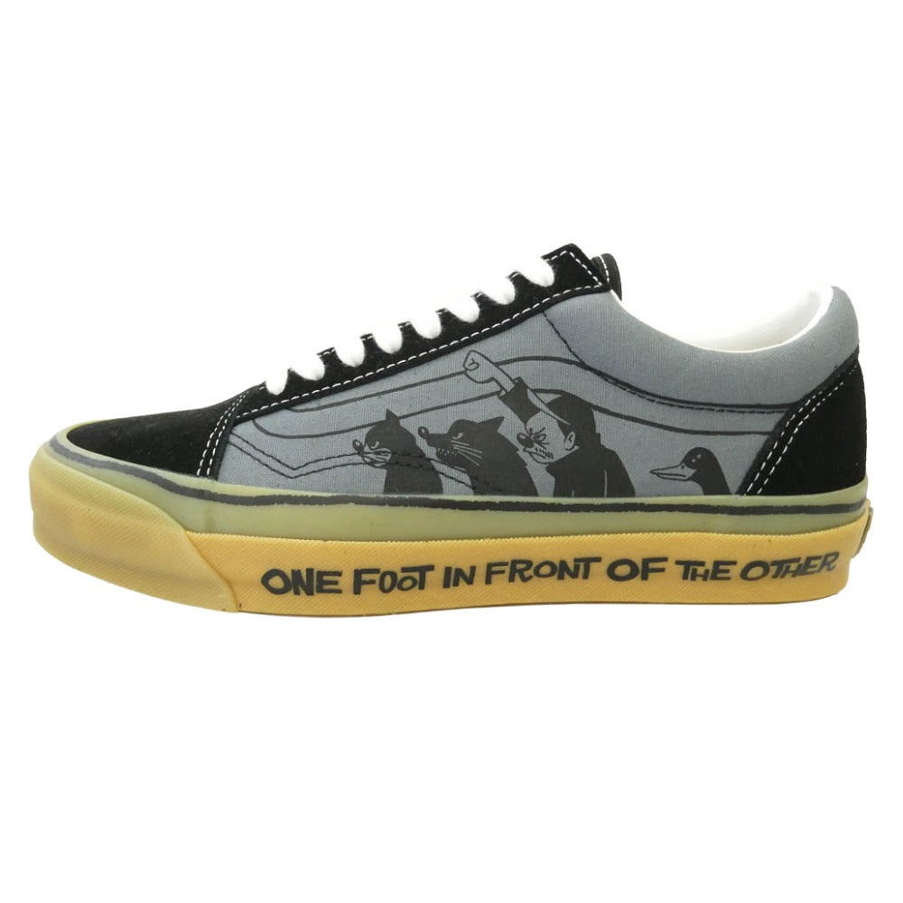 VANS バンズ VN000D56BN5 × Yusuke Hanai 花井祐介 Premium Old Skool Hanai Black プレミアム オールドスクール ハナイブラック スニーカー グレー系 26cm【新古品】【未使用】【中古】