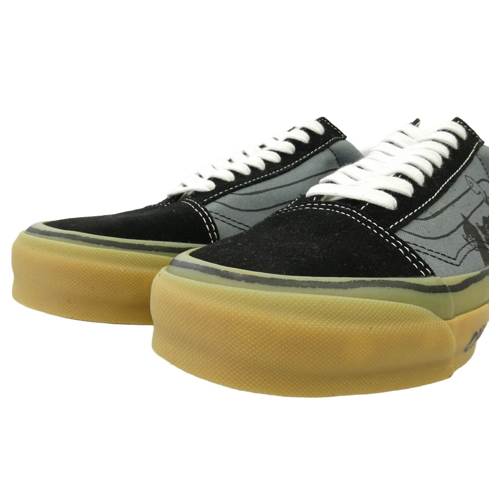 VANS バンズ VN000D56BN5 × Yusuke Hanai 花井祐介 Premium Old Skool Hanai Black プレミアム オールドスクール ハナイブラック スニーカー グレー系 26cm【新古品】【未使用】【中古】