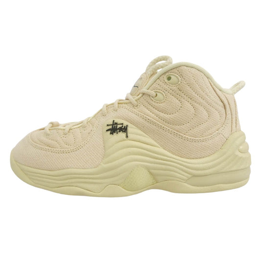 NIKE ナイキ STUSSY ステューシー × Stussy ステューシー DQ5674-200 Air Penny 2 Fossil エアペニー2 フォッシル スニーカー オフホワイト系 ベージュ系 26cm【新古品】【未使用】【中古】