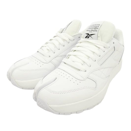 MAISON MARGIELA メゾンマルジェラ Reebok リーボック × Reebok リーボック H04865 Classic Leather Tabi Project 0 CL クラシックレザー タビ プロジェクト 0 CL スニーカー ホワイト系 26cm【新古品】【未使用】【中古】