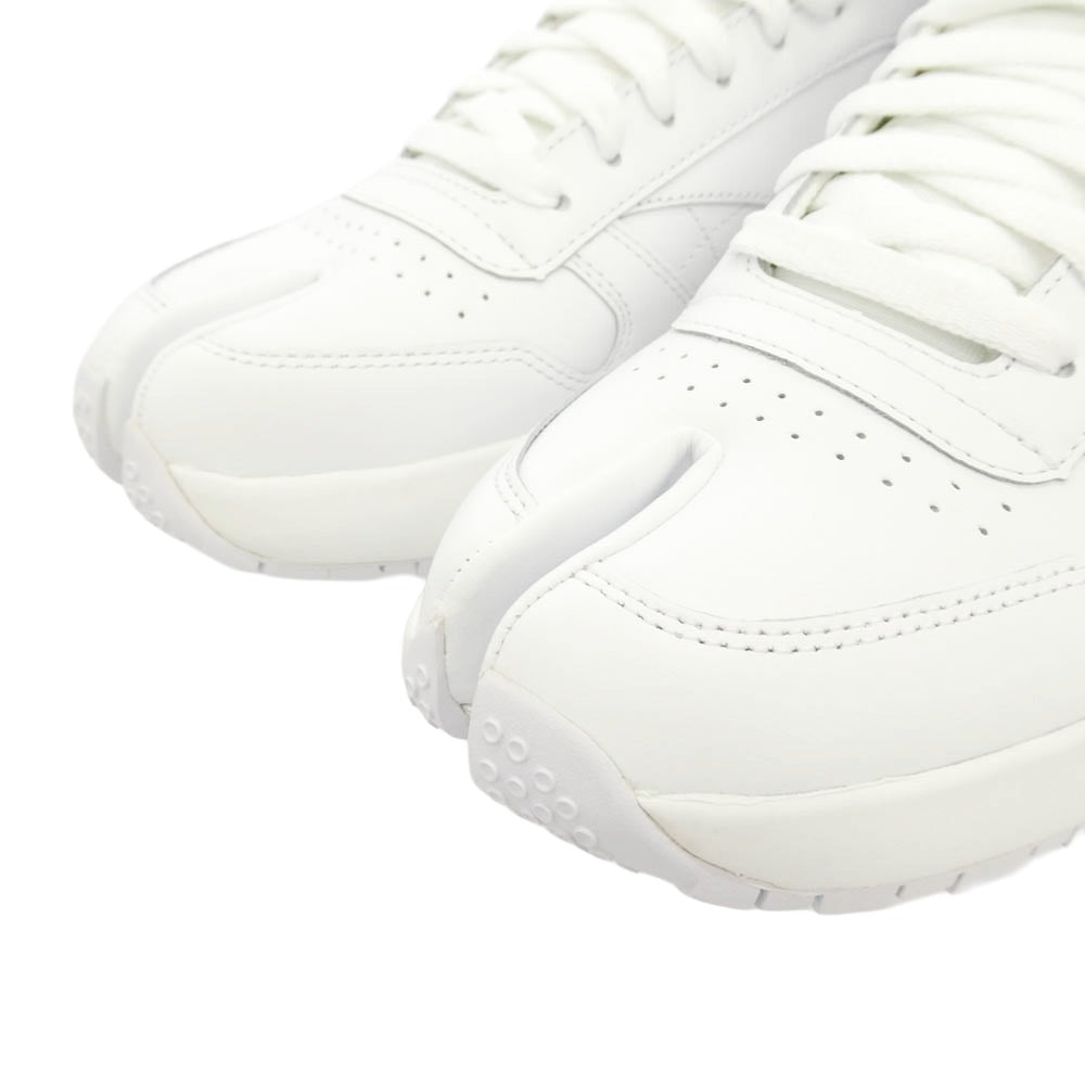 MAISON MARGIELA メゾンマルジェラ Reebok リーボック × Reebok リーボック H04865 Classic Leather Tabi Project 0 CL クラシックレザー タビ プロジェクト 0 CL スニーカー ホワイト系 26cm【新古品】【未使用】【中古】