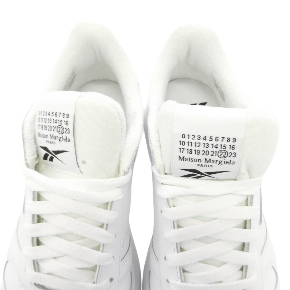 MAISON MARGIELA メゾンマルジェラ Reebok リーボック × Reebok リーボック H04865 Classic Leather Tabi Project 0 CL クラシックレザー タビ プロジェクト 0 CL スニーカー ホワイト系 26cm【新古品】【未使用】【中古】