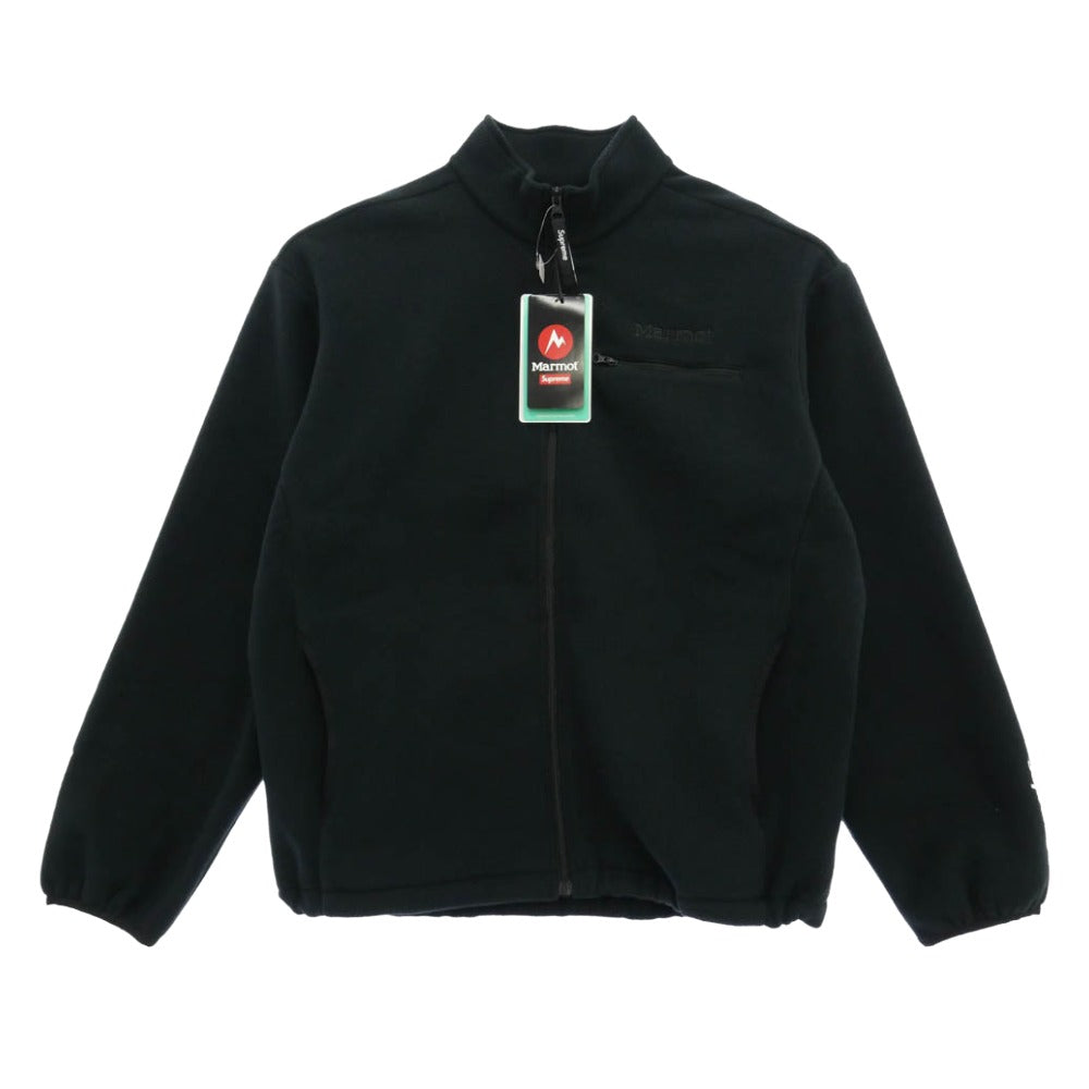 Supreme シュプリーム MARMOT マーモット × Marmot マーモット 25AW Fleece Jacket マーモット フリースジャケット ブラック系 M【新古品】【未使用】【中古】