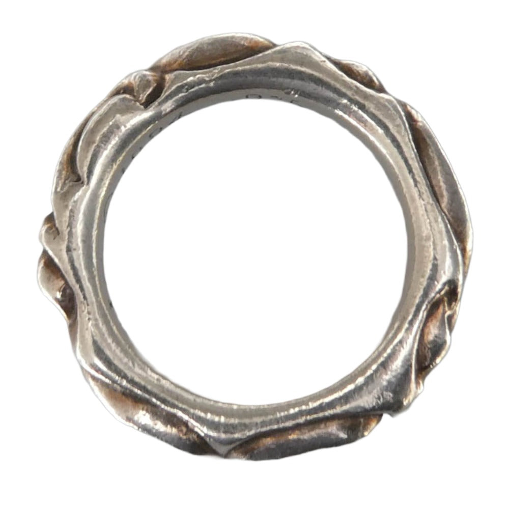 CHROME HEARTS クロムハーツ（原本無） SCRL BAND スクロールバンド リング シルバー系 15.5号【中古】