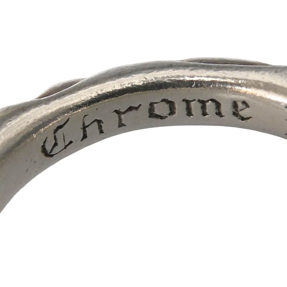 CHROME HEARTS クロムハーツ（原本無） SCRL BAND スクロールバンド リング シルバー系 15.5号【中古】