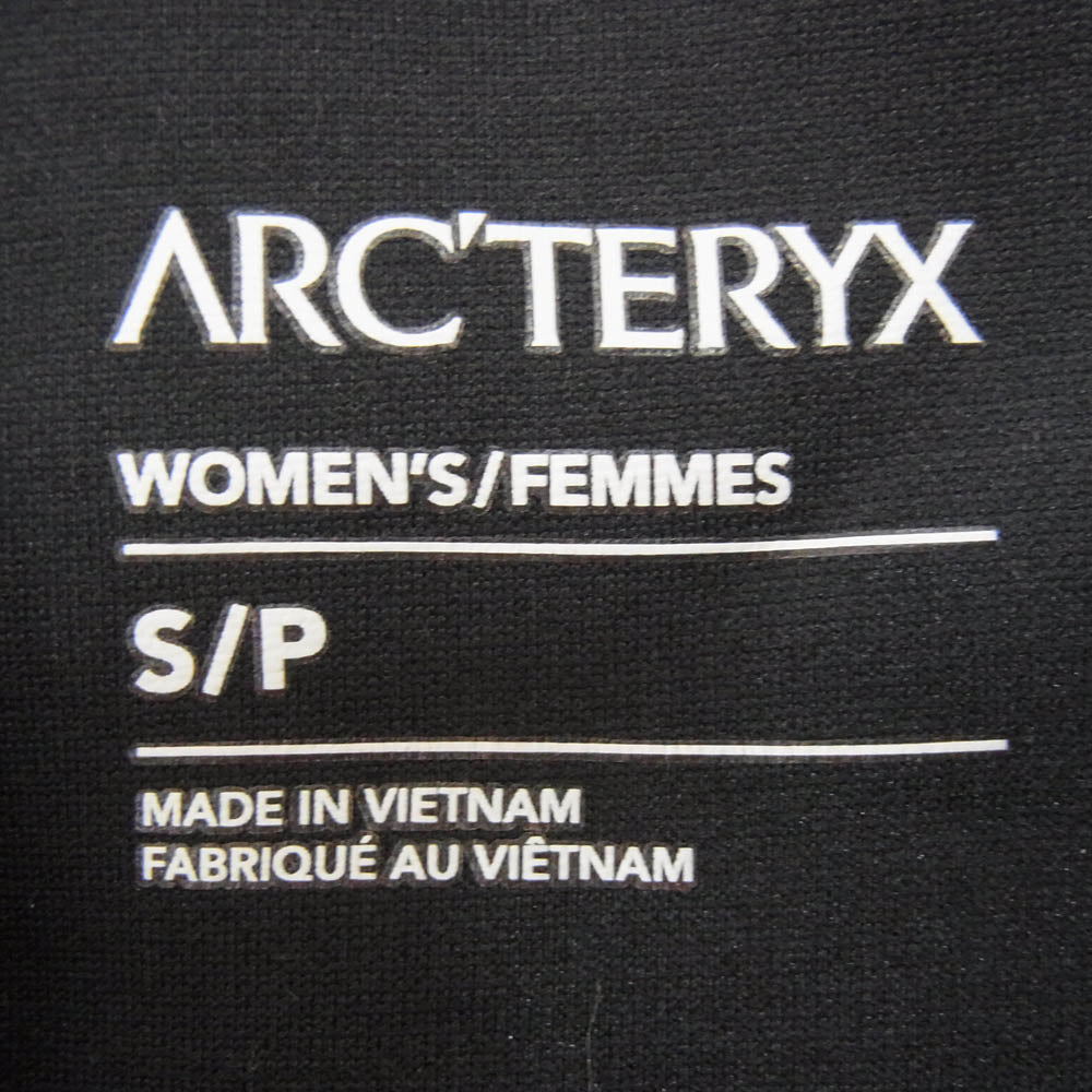ARC'TERYX アークテリクス 30100 22年製 Womens Motus Hoody ウィメンズ モータス フーディ プルオーバー パーカー ブラック系 S【中古】