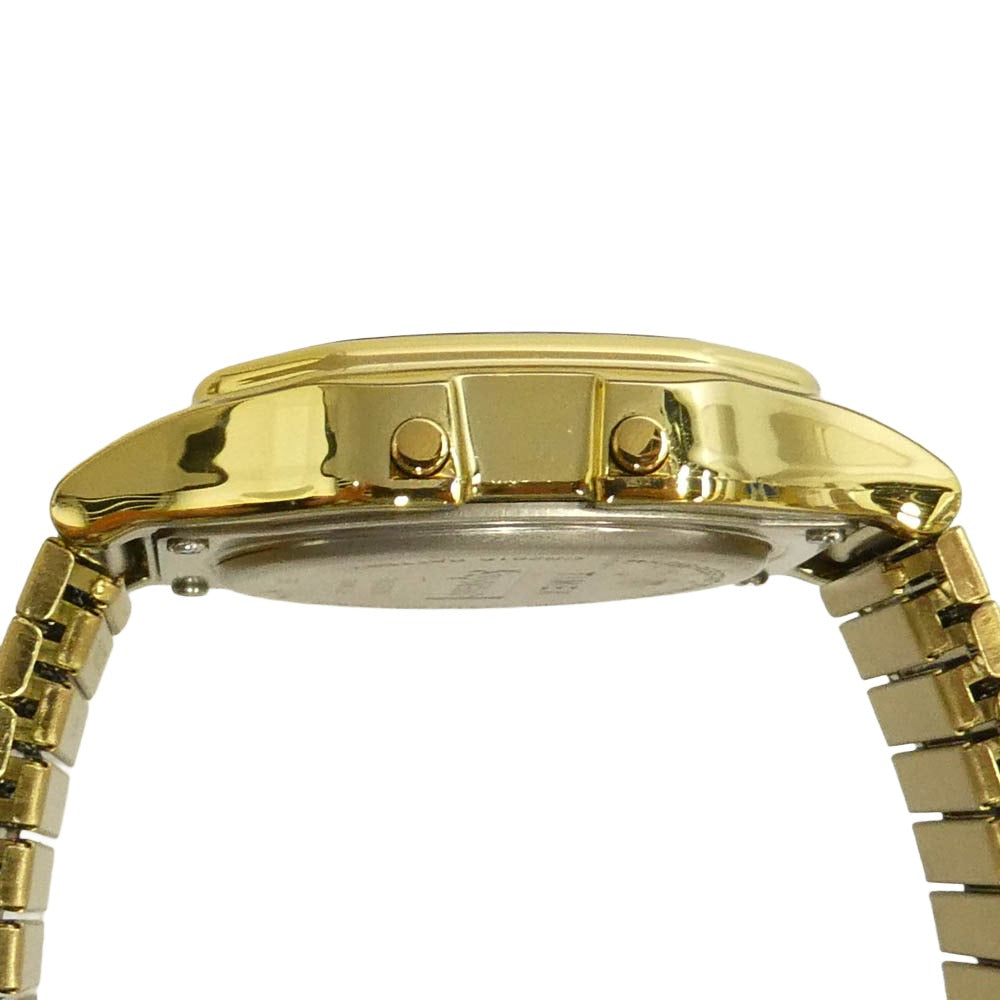 Supreme シュプリーム 19AW TW2U03300 × Timex Digital Watch タイメックス デジタル ウォッチ クォーツ 腕時計 ゴールド系【中古】