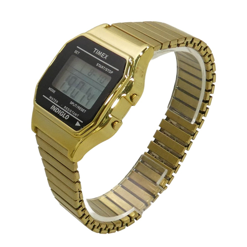 Supreme シュプリーム 19AW TW2U03300 × Timex Digital Watch タイメックス デジタル ウォッチ クォーツ 腕時計 ゴールド系【中古】