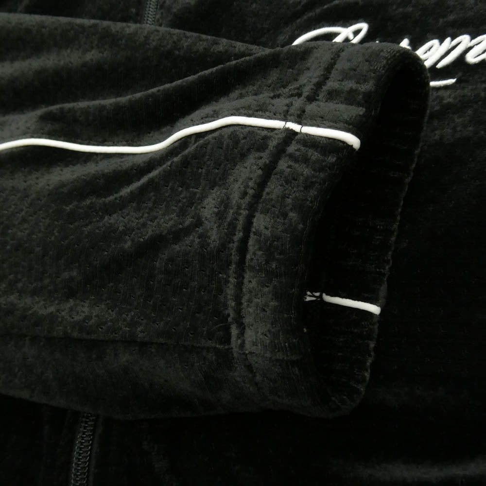 Supreme シュプリーム 26SS Velour Mesh Track Jacket ベロア メッシュ トラック ジップアップ ジャケット ブラック系 L【新古品】【未使用】【中古】
