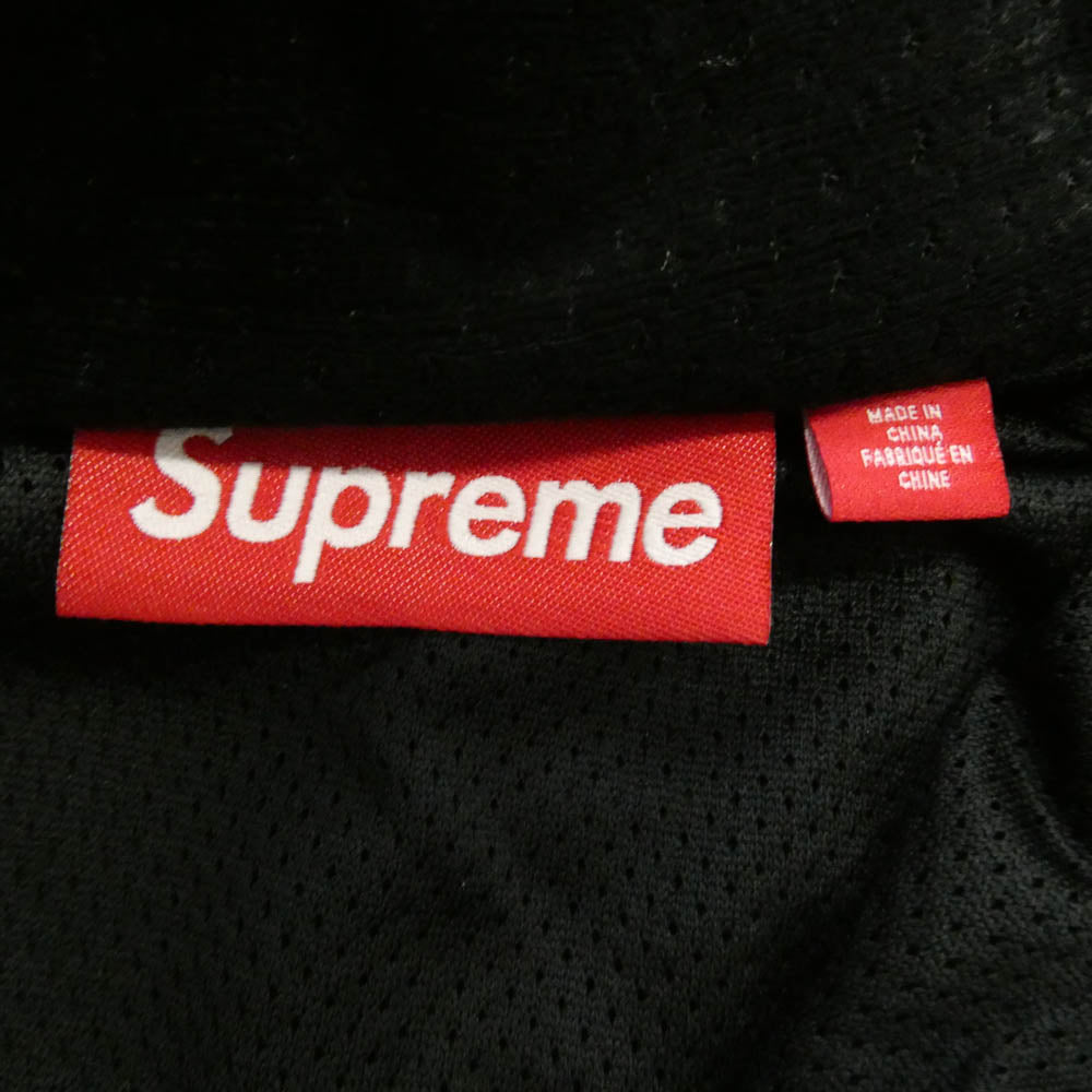 Supreme シュプリーム 26SS Velour Mesh Track Jacket ベロア メッシュ トラック ジップアップ ジャケット ブラック系 L【新古品】【未使用】【中古】