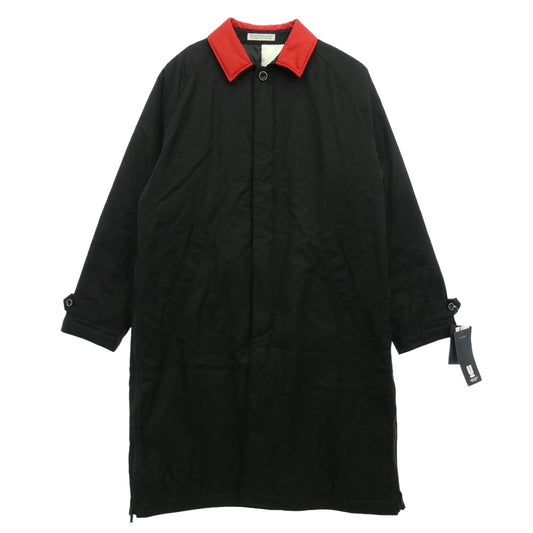 UNDERCOVER アンダーカバー 23AW UC2C9301-2 × fragment design フラグメントデザイン 裏地チェック ステンカラーコート ブラック系 レッド系 5【極上美品】【中古】