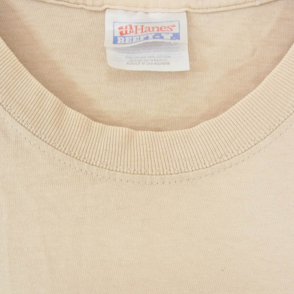 ヴィンテージ Tortoise トータス プリント 半袖 Tシャツ ベージュ系 M【中古】
