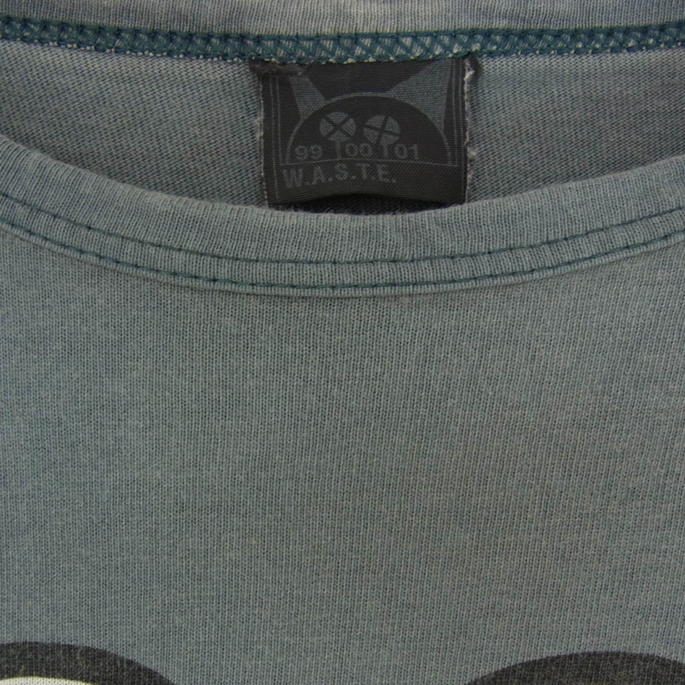 ヴィンテージ 00s Radiohead レディオヘッド W.A.S.T.E. Modified Bear プリント 半袖 Tシャツ グレー系 M【中古】