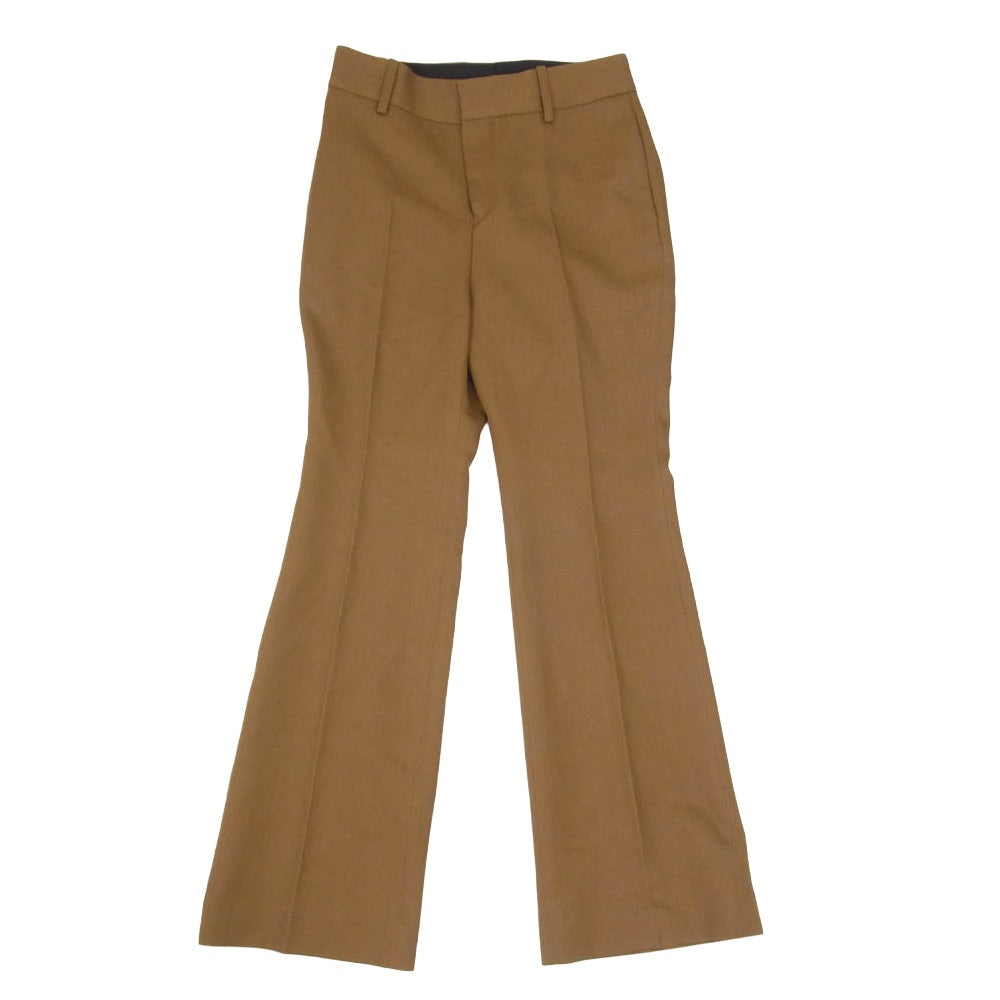 Deuxieme Classe ドゥーズィエムクラス 24-030-520-7140-3-0 フレア ウール パンツ ブラウン系 34【中古】