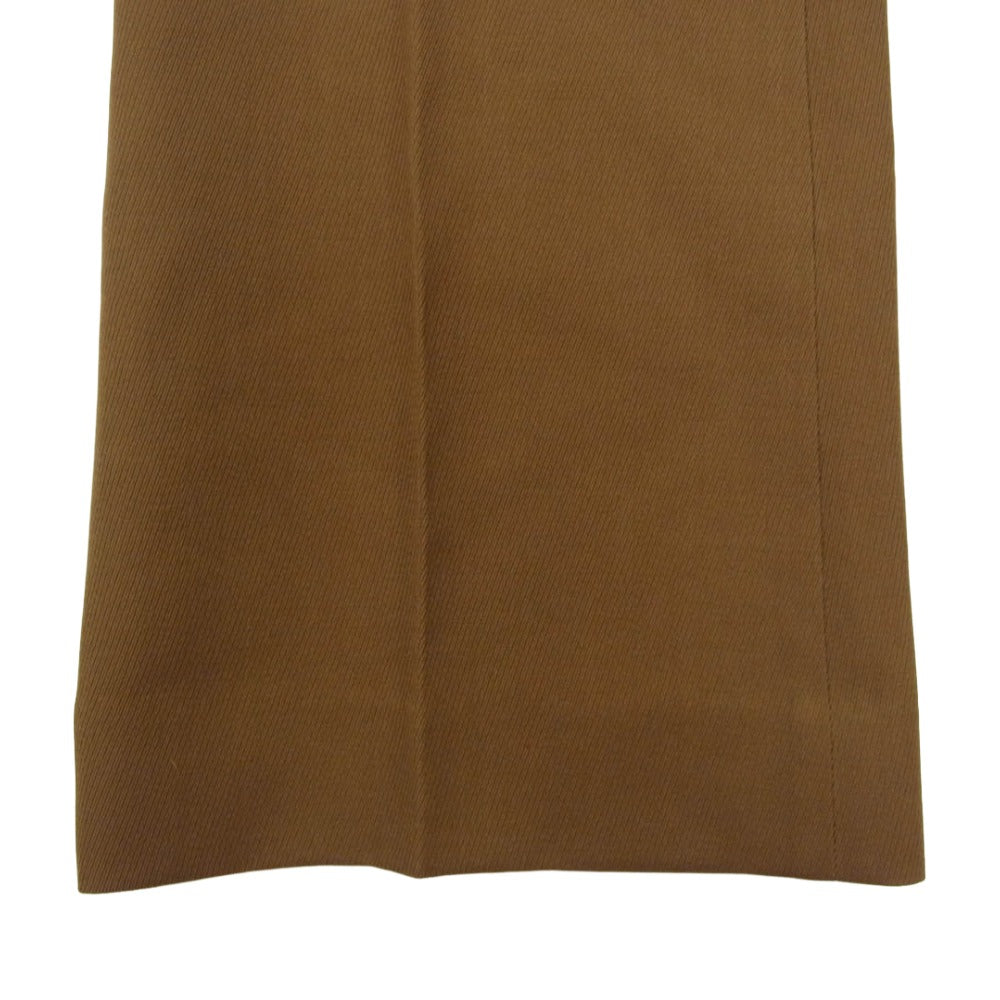 Deuxieme Classe ドゥーズィエムクラス 24-030-520-7140-3-0 フレア ウール パンツ ブラウン系 34【中古】