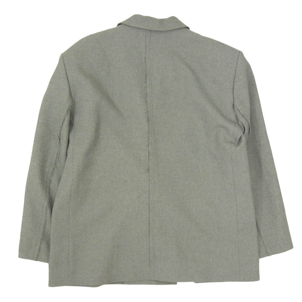 シティショップ GY73 OVER SIZE W JACKET オーバーサイズ ポリエステル ダブル テーラード ジャケット グレー系 36【中古】