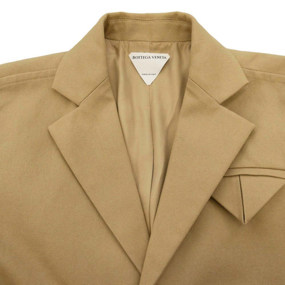 BOTTEGAVENETA ボッテガヴェネタ 21SS 646657 V0BR0 Daniel Lee Archive ダニエルリー期 Cotton Canvas Coat コットン キャンバス コート ベージュ系 36【中古】
