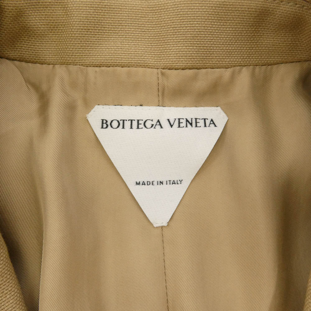 BOTTEGAVENETA ボッテガヴェネタ 21SS 646657 V0BR0 Daniel Lee Archive ダニエルリー期 Cotton Canvas Coat コットン キャンバス コート ベージュ系 36【中古】