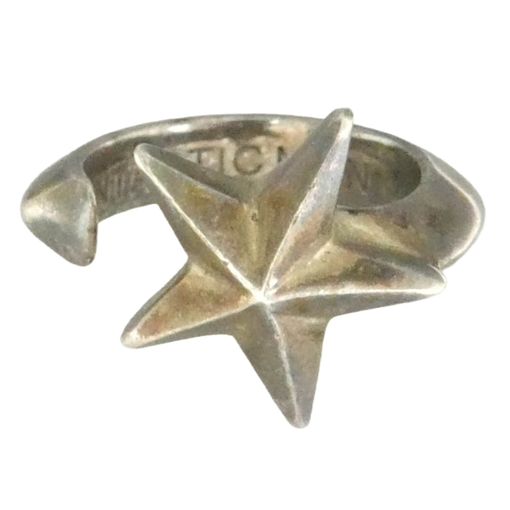 FANTASTIC MAN ファンタスティックマン STAR RING スター リング 指輪 シルバー系 約9号【中古】