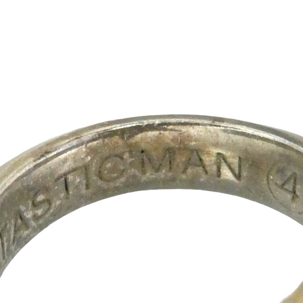 FANTASTIC MAN ファンタスティックマン STAR RING スター リング 指輪 シルバー系 約9号【中古】
