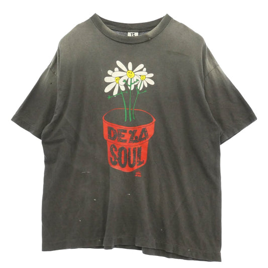SAINT MICHAEL セントマイケル SM-HR1-0000-C18 DE LA SOUL DLS_SS TEE デラソウル プリント 半袖 Tシャツ グレー系 マルチカラー系 XXL【中古】