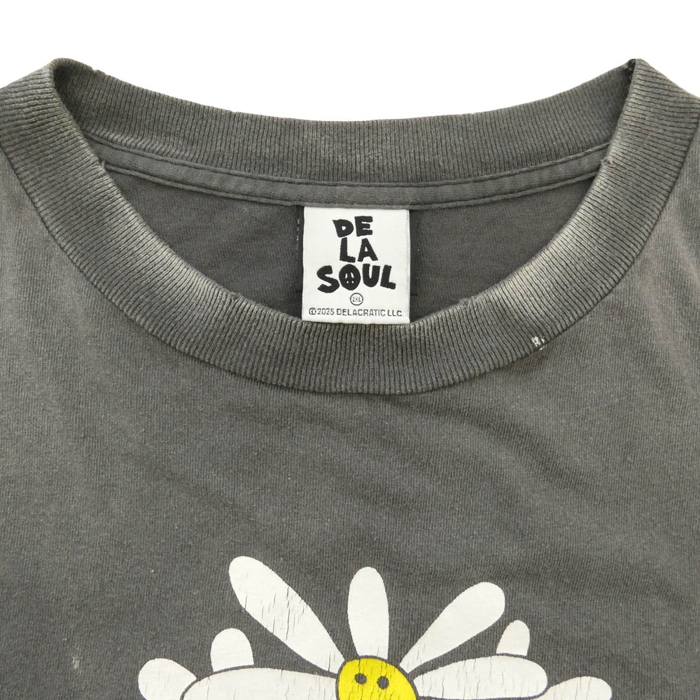 SAINT MICHAEL セントマイケル SM-HR1-0000-C18 DE LA SOUL DLS_SS TEE デラソウル プリント 半袖 Tシャツ グレー系 マルチカラー系 XXL【中古】