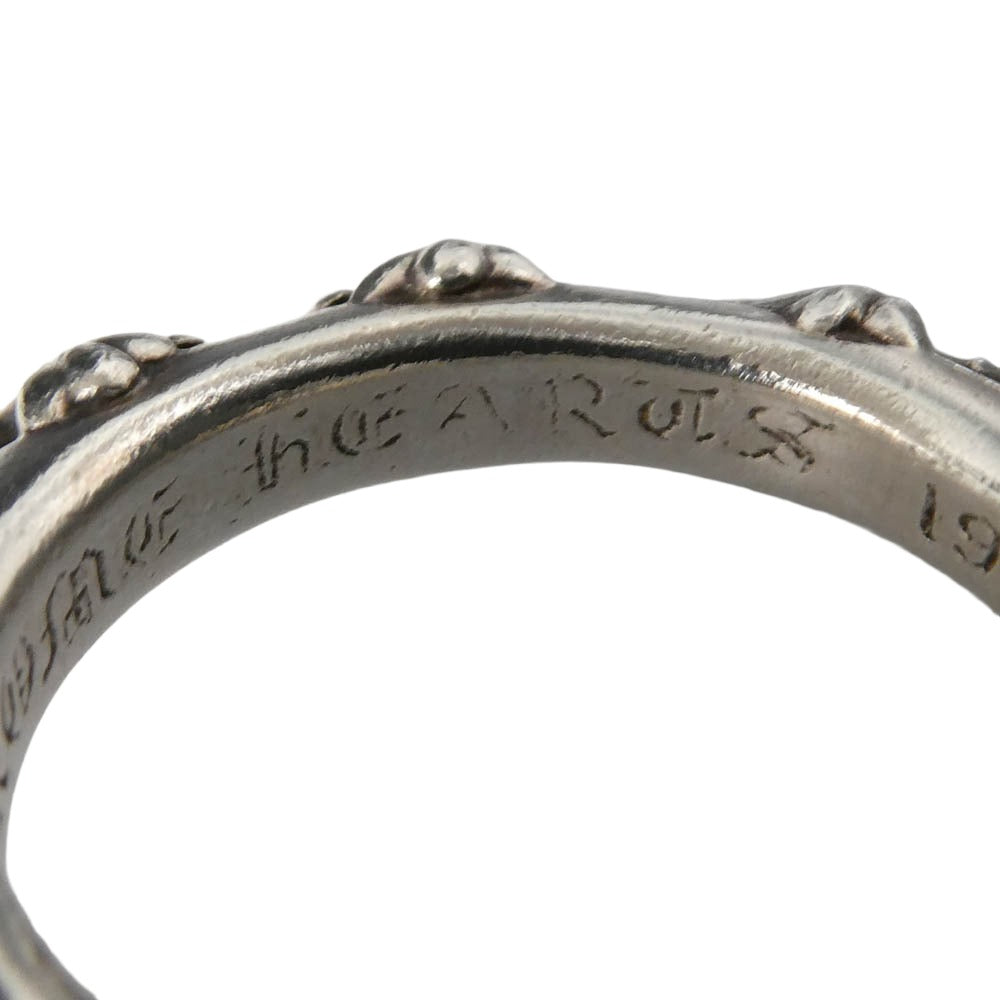 CHROME HEARTS クロムハーツ（原本無） CROSS BAND クロスバンド リング シルバー系 20.5号【中古】
